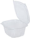 Tilton Plastic - 16 Oz Clear Hinged Deli Container, 300/Cs - R-416