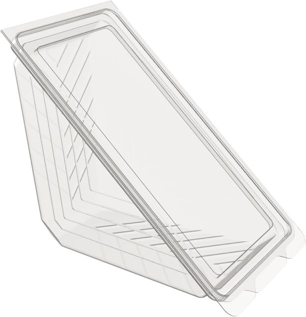 Tilton Plastic - Plastic Double Sandwich Wedge, 300/Cs - BIO-49
