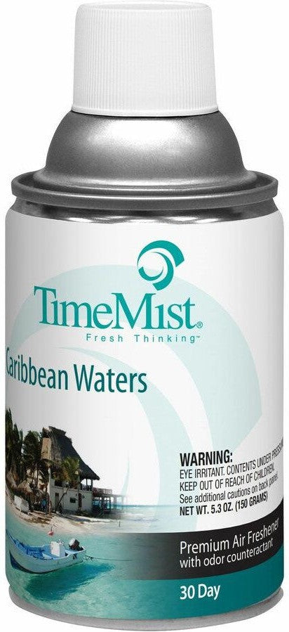 TimeMist - 30 Day Caribbean Waters Air Freshener Refill, 187 gm/Cn - B71301