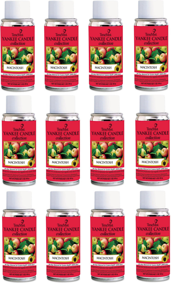 TimeMist - 30 Day Macintosh Metered Micro Air Freshener Refill, 12Cn/Cs - B79601