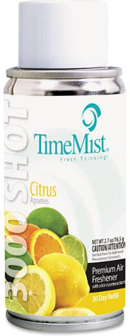 TimeMist - 30 Day Refill, Citrus Metered Micro Air Freshener, 12Cn/Cs - B72101