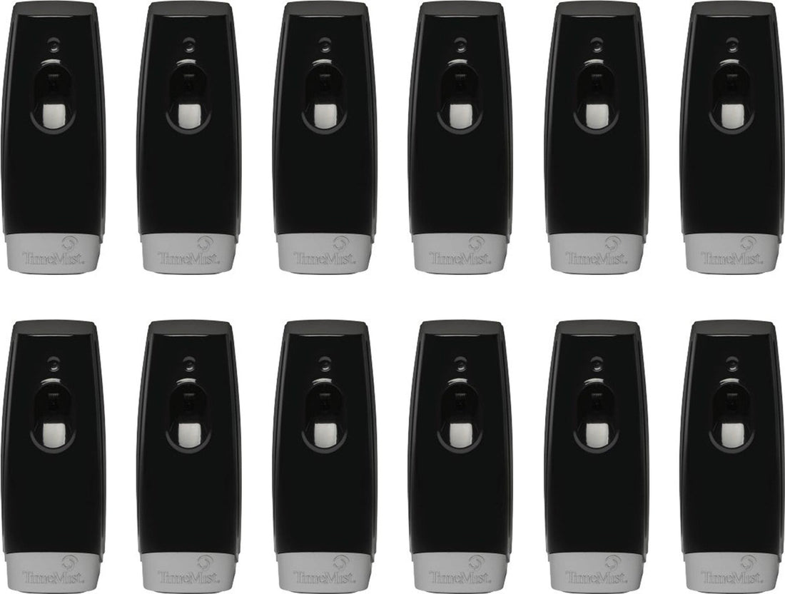 TimeMist - Black Setting Air Freshener Dispenser, 12/Cs - B95512