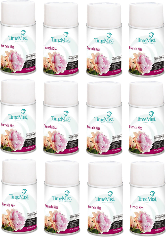 TimeMist - Metered 30 Day French Kiss Micro Air Freshener Refill, 12Cn/Cs - B72301