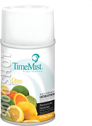 TimeMist - Metered 90 Day Citrus Air Freshener Refill, 4Cn/Cs - B73001