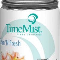 TimeMist - Premium Metered 30 Day Clean N Fresh Mango Air Freshener Refill, 12Cn/Cs - B68501