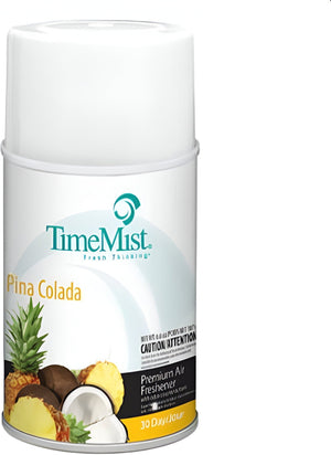 TimeMist - Premium Metered 30 Day Pina Colada Air Freshener Refill, 12/Cs - 1045938