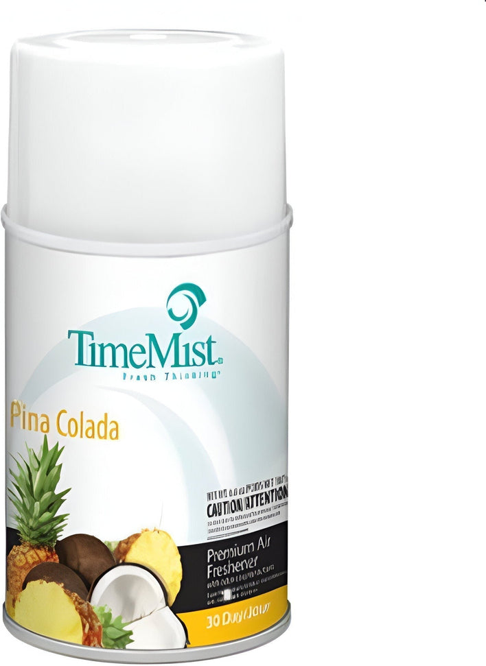 TimeMist - Premium Metered 30 Day Pina Colada Air Freshener Refill, 12/Cs - B69101
