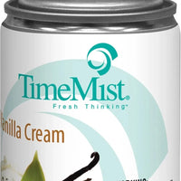 TimeMist - Premium Metered 30 Day Vanilla Cream Air Freshener Refill, 12Cn/Cs - B71101