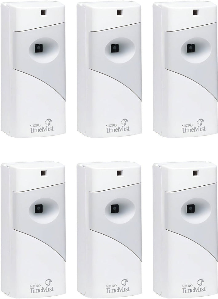 TimeMist - White/Grey Micro Metered Air Freshener Dispenser, 6/Cs - B66706