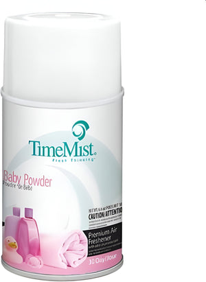 TimeMist - Premium Metered 30 Day Baby Powder Air Freshener Refill, 12Cn/Cs - B69001