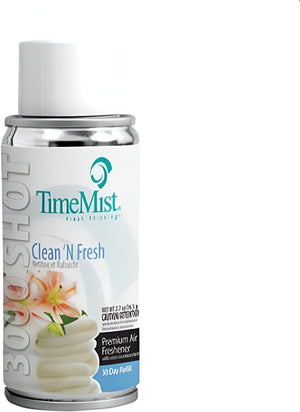 TimeMist - Premium Metered 30 Day Clean N Fresh Mango Air Freshener Refill, 12Cn/Cs - B68501