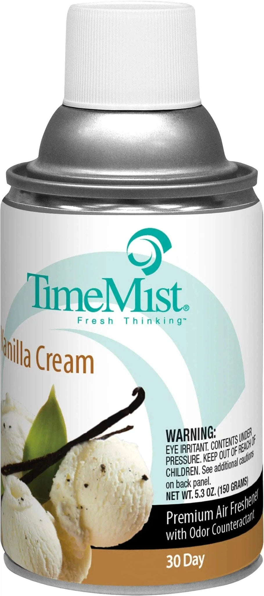 TimeMist - Premium Metered 30 Day Vanilla Cream Air Freshener Refill, 12Cn/Cs - B71101
