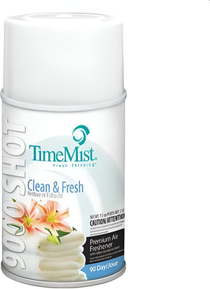 TimeMist - Premium Metered 90 Day Clean & Fresh Air Freshener Refill, 4Cn/Cs - B72701