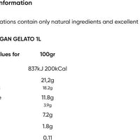 TooA - Hazelnut Vegan Ice Cream, 1 L (Pack of 2) - MX-VE-0208-1L