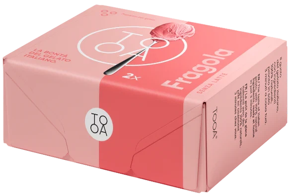 TooA - Strawberry Vegan Ice Cream, 80ml (Pack of 2) - MX-VE-0211