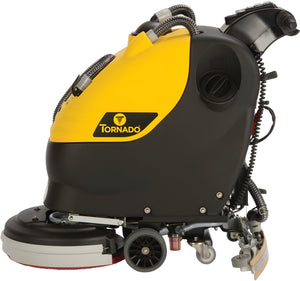 Tornado - 20" Yellow & Black Self Propelled Auto Scrubber Complete with Brush Assist - TS120-S45-U