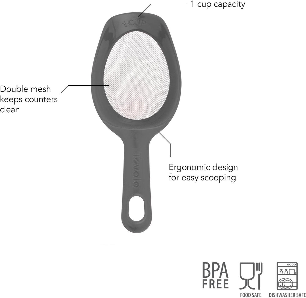 Tovolo - 1 Cup Charcoal Scoop & Sift - TV49000-200