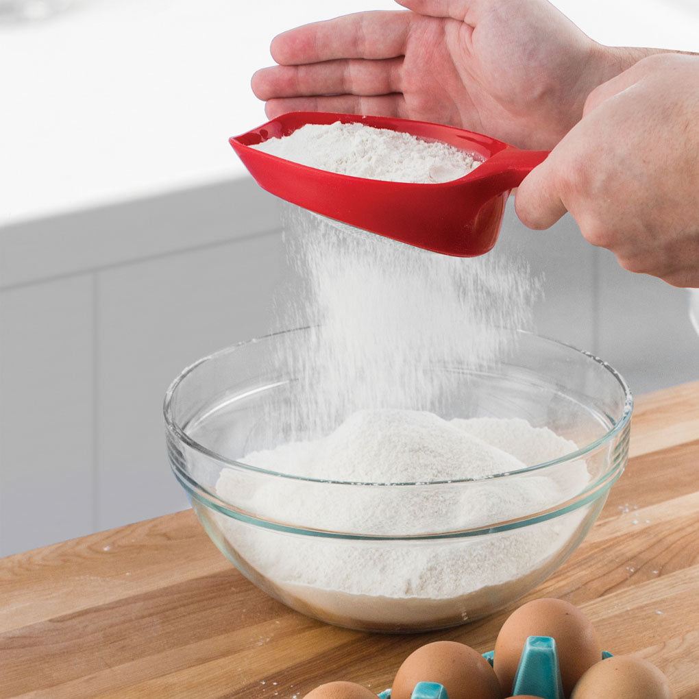 Tovolo - 1 Cup Scoop & Sift Candy Apple Flour Sifter - TV81-19560