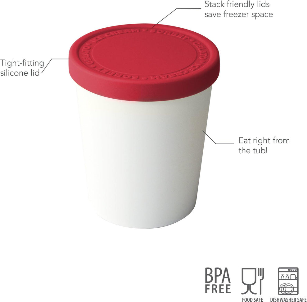 Tovolo - 1 Qt Cayenne Sweet Treat Tub - TV55005-400