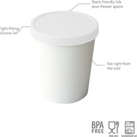 Tovolo - 1 Qt White Sweet Treat Tub - TV55006-000