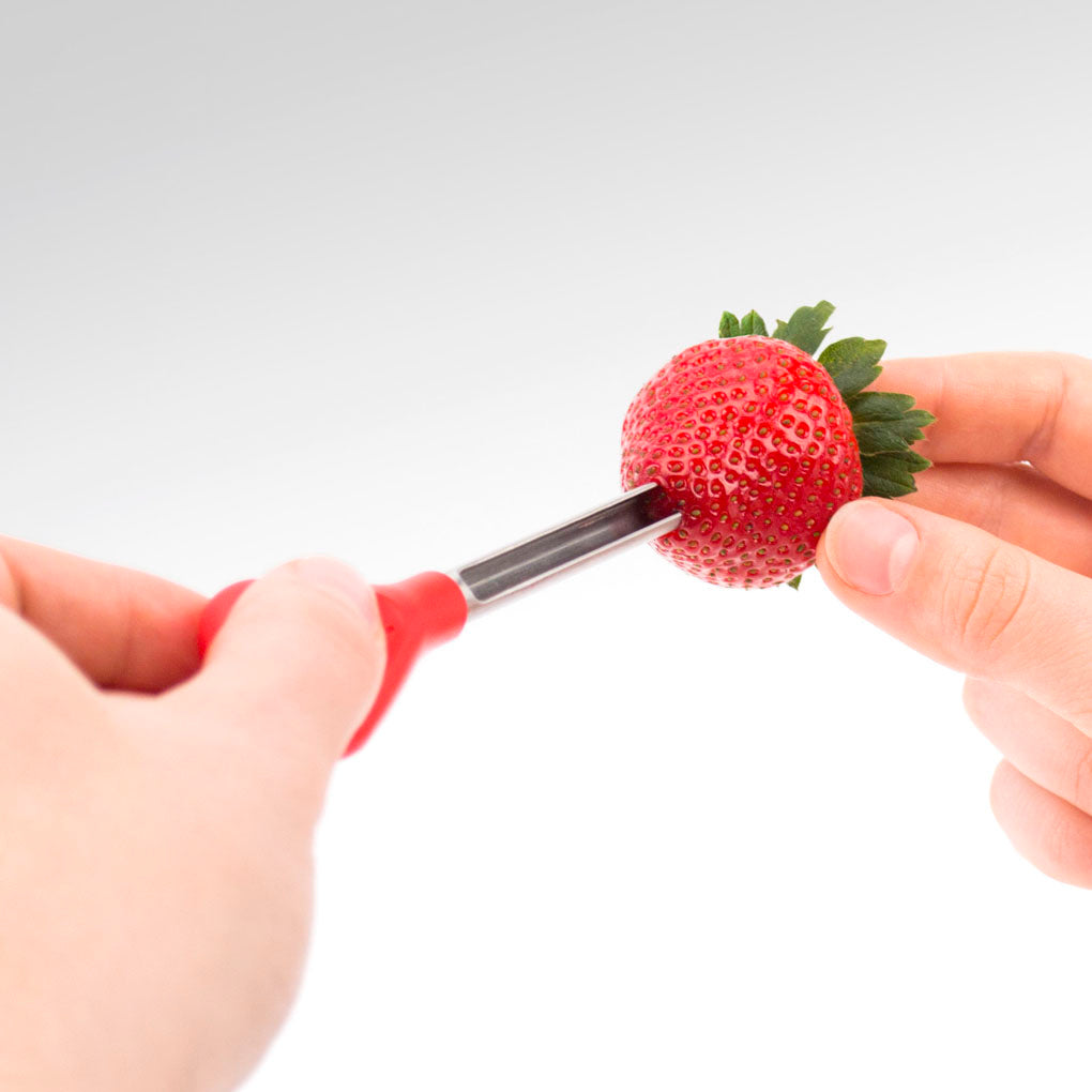Tovolo - 2-In-1 Candy Apple Strawberry Huller - TV81-16880C