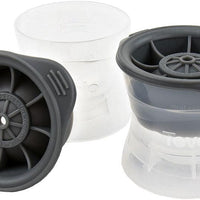 Tovolo - 2.5" Sphere Charcoal Ice Molds, Set of 2 - TV80-9697
