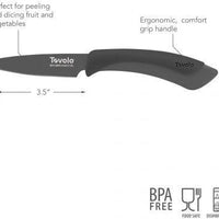 Tovolo - 5" Charcoal Comfort Grip Slicing Knife - TV14008-200