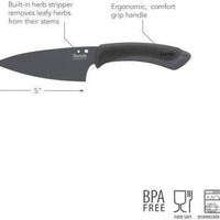Tovolo - 5" Comfort Grip Charcoal Prep Knife - TV14007-200
