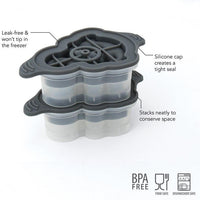 Tovolo - Anchor Charcoal Ice Molds, Set of 2 - TV22009-200