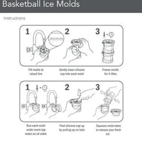 Tovolo - Basketball Charcoal Ice Molds, Set of 2 - TV22020-200
