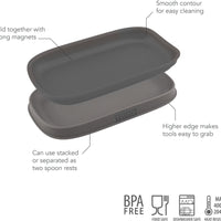 Tovolo - Charcoal Double Spoon Rest - TV50004-200