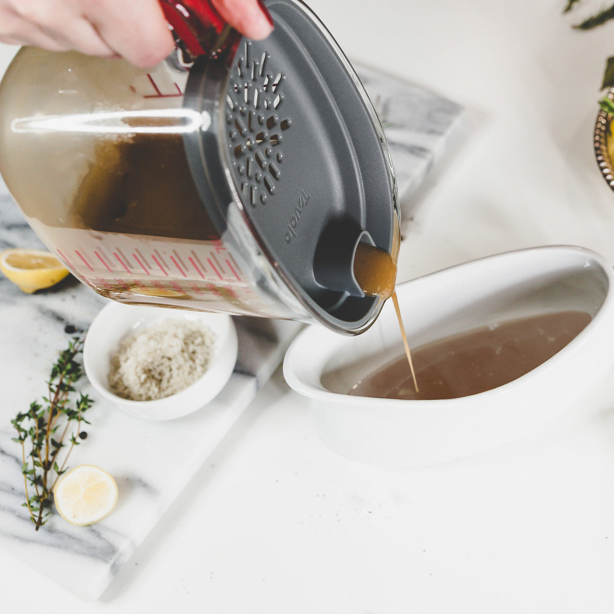 Tovolo - Charcoal Gravy Strainer & Fat Separator - TV26028-200