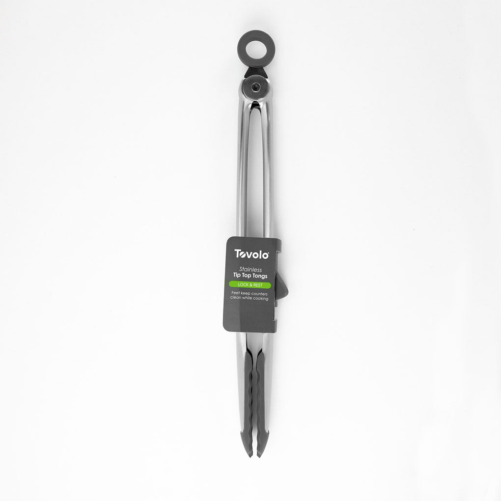 Tovolo - Charcoal Silicone 13" Tip Top Tong - TV81-9837
