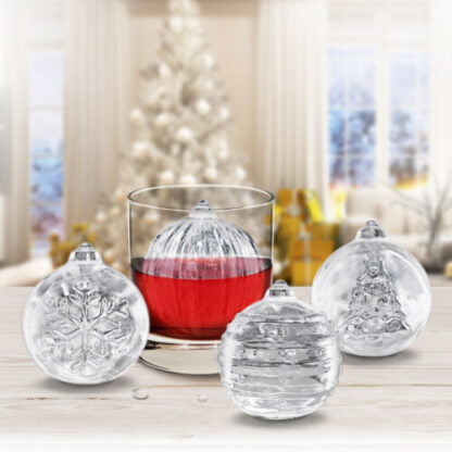 Tovolo - Christmas Ornament Cayenne Ice Mold, Set of 4 - TV22054-999