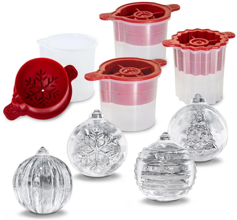 Tovolo - Christmas Ornament Cayenne Ice Mold, Set of 4 - TV22054-999
