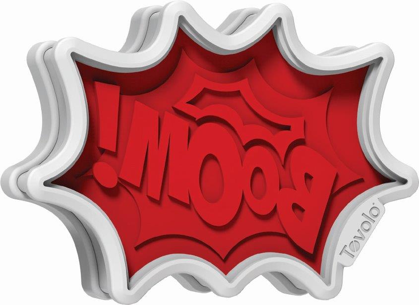 Tovolo - Comic Burst Candy Apple Cookie Cutters, Set of 6 - TV81-15128