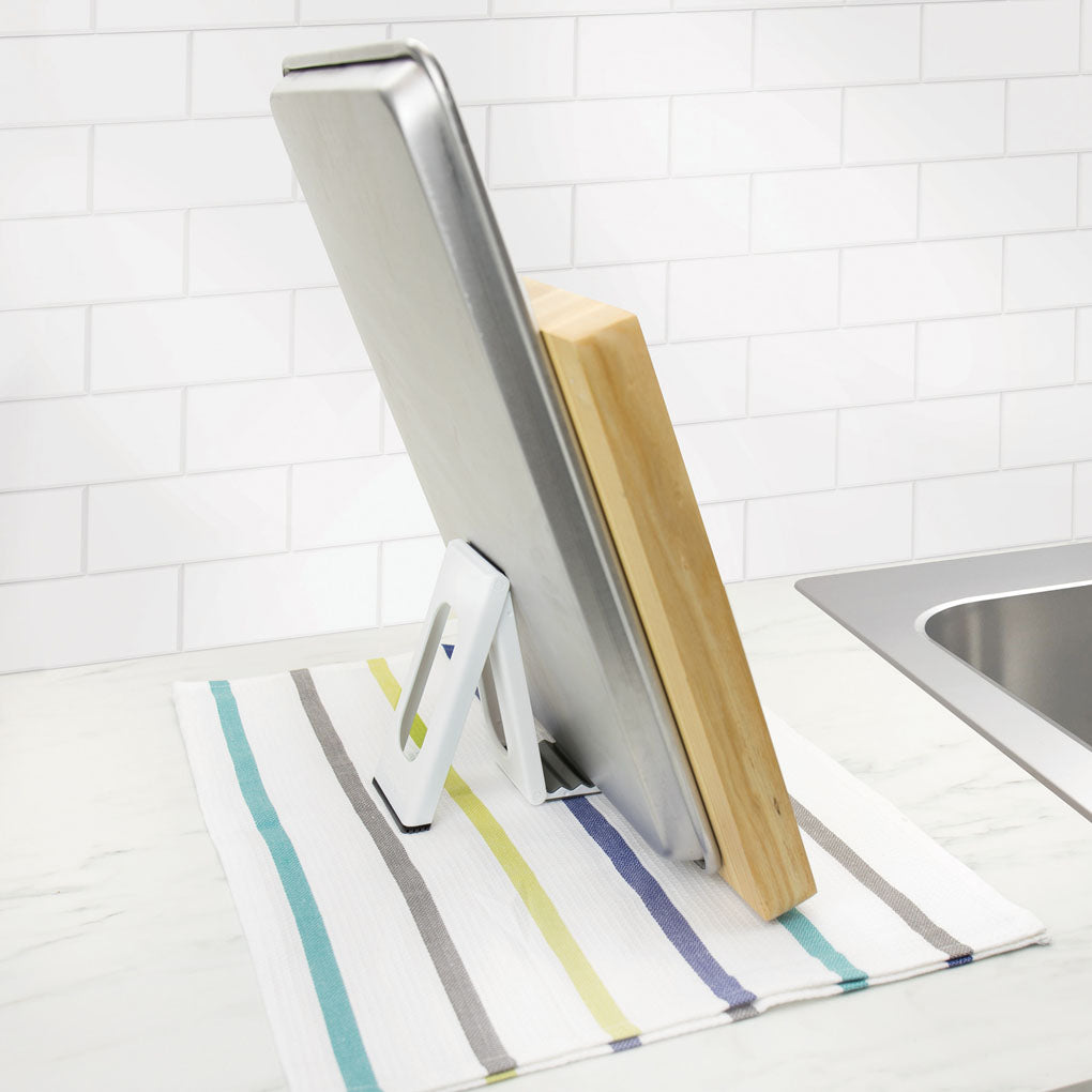 Tovolo - Countertop Folding Charcoal/White Drying Rack - TV81-28012