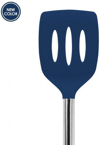 Tovolo - Deep Indigo Silicone Stainless Steel Handle Slotted Turner - TV23023-300