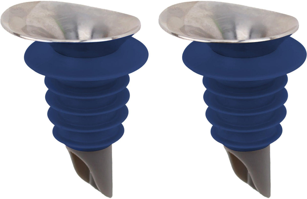 Tovolo - Deep Indigo Sleek Pouring Spout, Set of 2 - TV56004-300