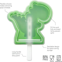 Tovolo - Dino Stackable Assorted Pop Molds, Set of 4 - TV100009-999