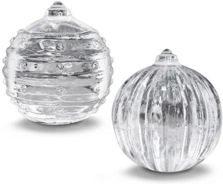 Tovolo - Dots & Stripes Ornament Cayenne Ice Molds, Set of 2 - TV22942-400