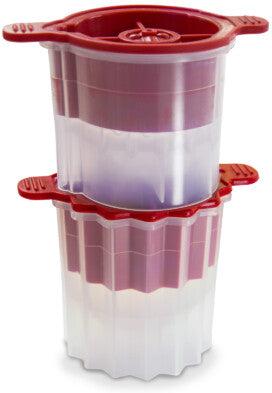 Tovolo - Dots & Stripes Ornament Cayenne Ice Molds, Set of 2 - TV22942-400
