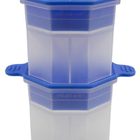 Tovolo - Faceted Diamond Capri Blue Ice Mold, Set of 2 - TV22088-304