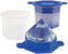 Tovolo - Faceted Diamond Capri Blue Ice Mold, Set of 2 - TV22088-304