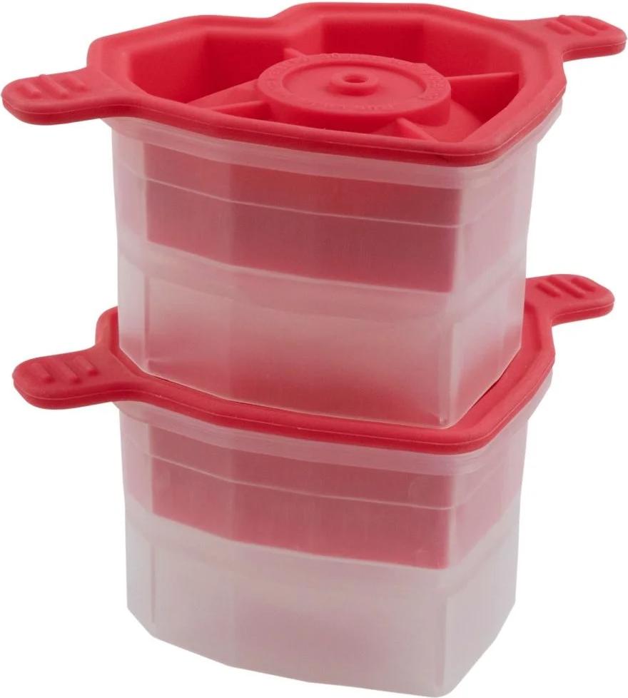 Tovolo - Faceted Heart Strawberry Ice Mold, Set of 2 - TV22089-405