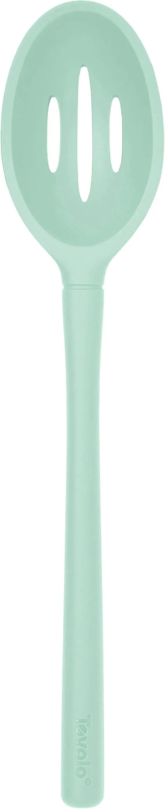 Tovolo - Flex-Core All Silicone Aqua Slotted Deep Spoon - TV82-1000990