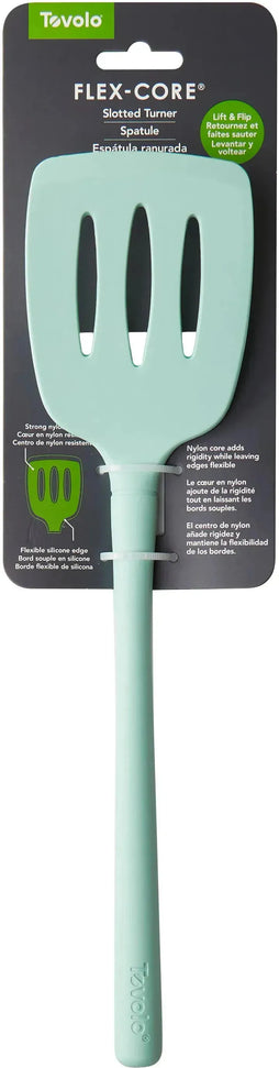 Tovolo - Flex-Core All Silicone Aqua Slotted Turner - TV82-1000996