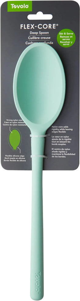 Tovolo - Flex-Core All Silicone Aqua Small Deep Spoon - TV82-1001003