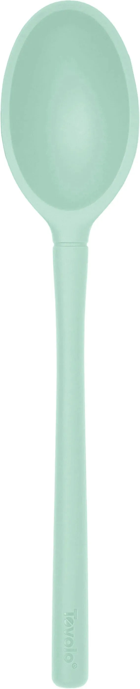 Tovolo - Flex-Core All Silicone Aqua Solid Deep Spoon - TV82-1000993