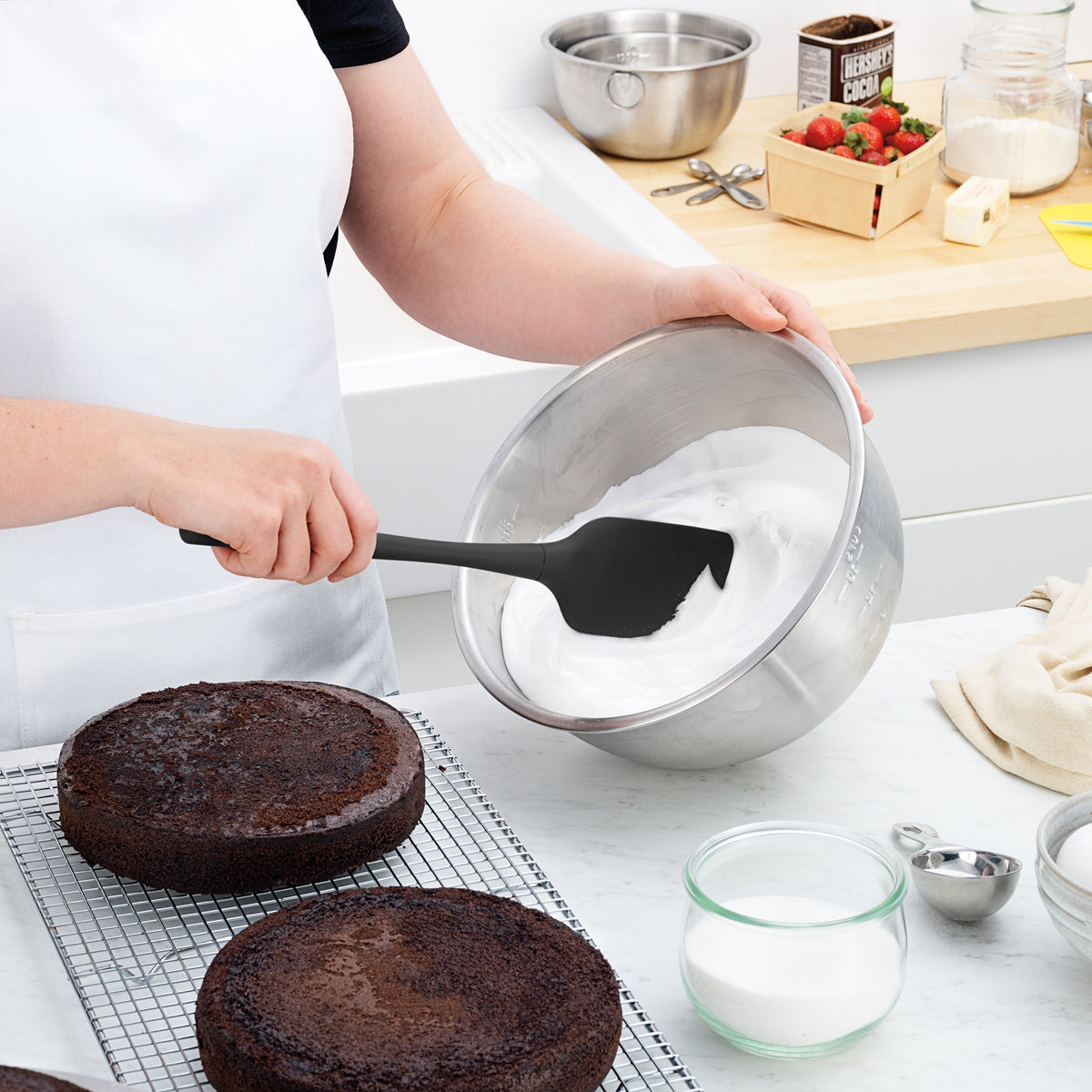 Tovolo - Flex-Core All Silicone Black Spatula - TV82-1000127